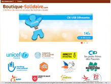 Tablet Screenshot of boutique-solidaire.com